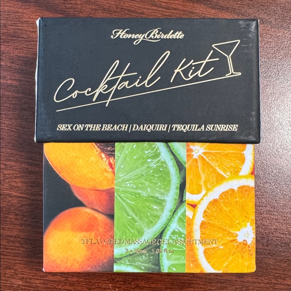 NWT Honey Birdette Mini Edible Cocktail Lubricant Kit